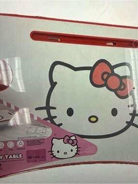 NWT Hello Kitty Lap tray table with Red Accents